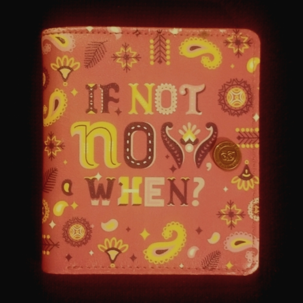 If Not Now, When? Pink Chumbak Small Wallet
